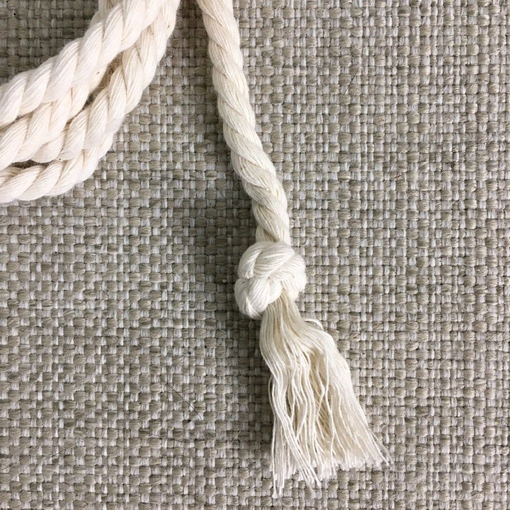Nautical Rope Belt Boho Knotted Ends Simple - Picture 3 of 6
